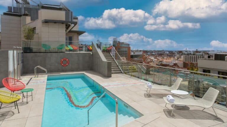 madrid hotel with rooftop pool